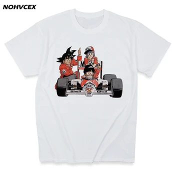 Novi Retro Edinstven Design moška T Majica Avto Navijači Vrhovi Kul Tees Moj Najljubši Voznik Ayrton Senna