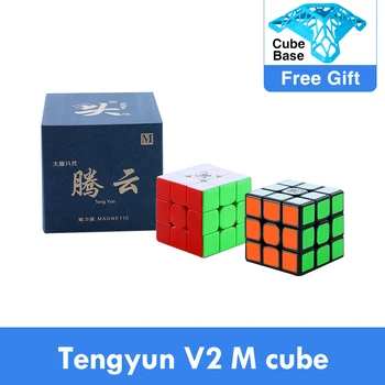 Original Dajan tengyun V2 M 3x3x3 V1 Magnetna Kocka Strokovno Dajan V8 3x3 Čarobno Cubing Hitrost Puzzle Izobraževalne Igrače za Otroka