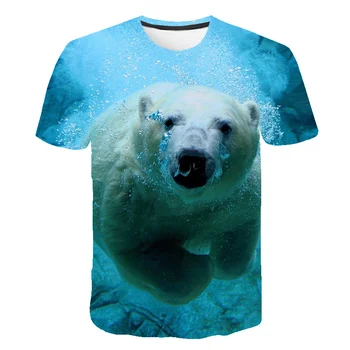 Ruski T shirt nosijo živali, Moški Tshirt Priložnostne 3d T-shirt Ulične Mens Oblačila 2020 Nove Priložnostne Poletje Kratek Rokav S-6XL