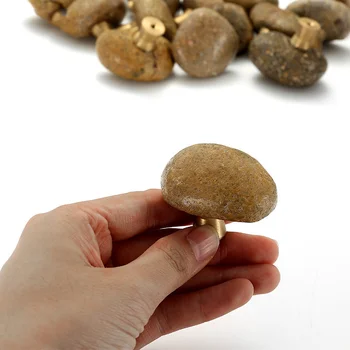 Naravni Kamen + Cinkove Zlitine Ročaji na Vratih Edinstveno Kuhinjo, Kabinet Gumbi in Ročaji Omaro Ročaj za Pohištvo Predala Potegne