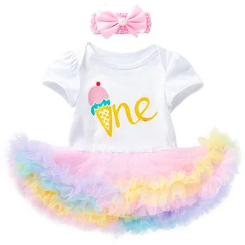Baby Dekle, Princesa Obleke 1 2 leti za Malčke Dekliška 1. Rojstni dan Minnie Tutu Malčka Otroci Oblačila Baby Krst Vestidos