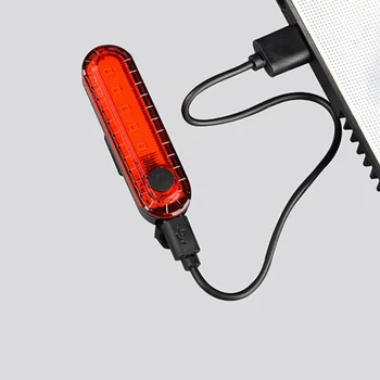 Kolo Luč vodoodporna LED Jahanje Zadnje Luči USB Obdavčljivi Gorsko Kolo Kolesarjenje Svetlobe Rep-lučka za Kolo Svetlobe M