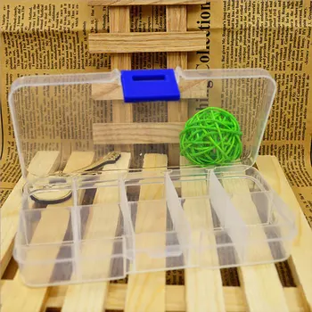10 mrežo nakit škatla za shranjevanje orodje kaseta plastična škatla za shranjevanje prahu-dokazilo polje prenosna polje moda polje manjših zaprtih škatla za shranjevanje