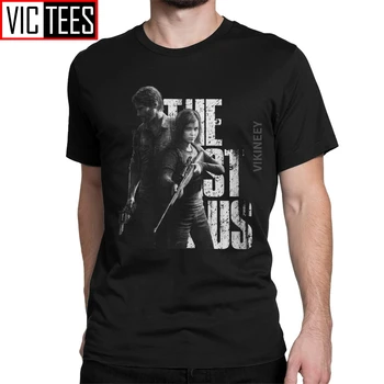 Vintage Zadnjih Nas Ellie In Joel T-Shirt za Moške Bombažne Majice Kresnice Tlou Video Igre Preobsežne