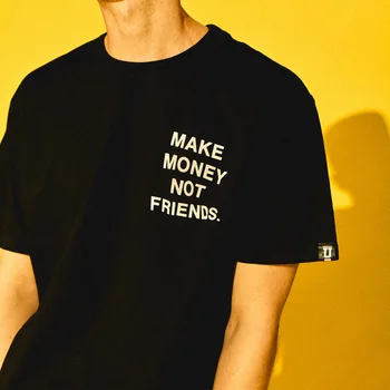 Moda za Moške Majice Poletje Vrhovi Tees Hip Hop Pismo Tiskanje Moške Tshirt Moški Bombaža, Kratek Rokav HH50