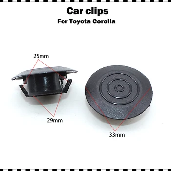 Kakovostne Plastike Spodnji Strani Krila Luknjo Svečke Plastične Zadrge Set Za Toyota Camry Corolla Highlander RAV4 Carlo Lacaille