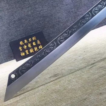 Ročno broadsword Kitajski KUNGFU Saber mačeto manganovega jekla Rezilo DA DAO