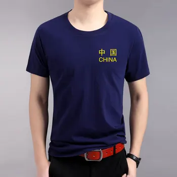 2019 poletje T-shirt za moške modne blagovne znamke na Kitajskem natisnjeni bombaža T-shirt za moške, modni priložnostne kratek sleeved majica s kratkimi rokavi top T-shirt