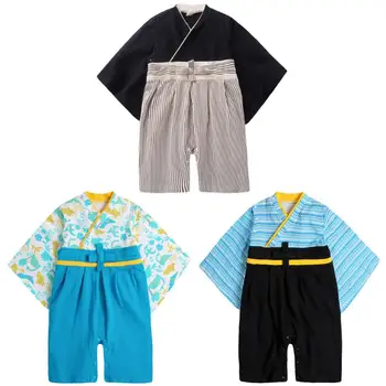 Kimono Newborn Baby Fantje, Dekleta Obleke Japonski Slog Otroke, igralne obleke Pižamo Oblačilih, kopalni plašč Enotna Oblačila za Dojenčke kopalke Y533