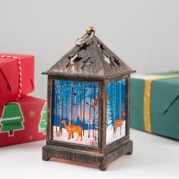 Božični Okraski Za Dom Luč, Sveča Božični Led Čaj Luči Elk Svetilke Sveče Sobi Doma Namizno Dekoracijo Luči