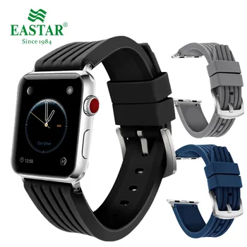 Eastar Silikonski Zamenjava Šport Band Pisane Watchband Za 38 mm Apple ura 5 3 2 1 44 Zapestja Trak Za iWatch 4