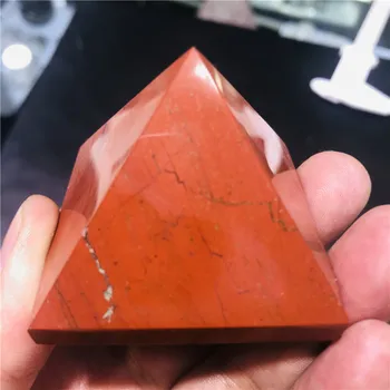 Naravni red jasper kremen kristalno piramido zdravljenje reiki energijski center