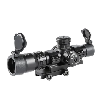 Taktično Riflescope Prepoznavanje možnosti za Puška za Lov Optični Collimator Kratek Airsoft Pogled Rdeča Zelena Reticle MAREC 2-8X20IR