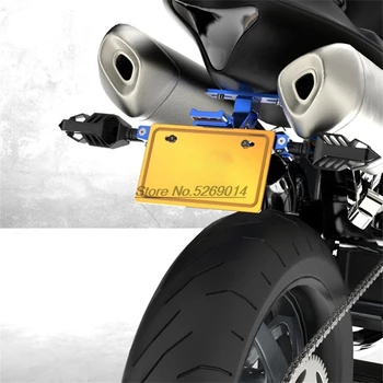 LED CNC Aluminija Motocikel Licenco registrske Tablice pokrov ležišča Za R1150R Rm 250 Yz 125 Honda Z50 Af18 Kritje Yamaha Milijard 302