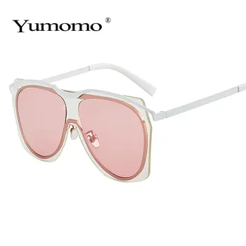 2020 Moda Enem kosu Pilotni sončna Očala Ženske blagovne Znamke Vintage sončna Očala Moških Punk Luksuzni Kvadratnih Sončna Očala UV400