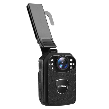 Boblov KJ21 Telo Rabljena Kamera HD 1296P Video Snemalnik Varnostne Kamere IR Nočno Vizijo Nosljivi Mini Kamere, Policijske Kamere cam