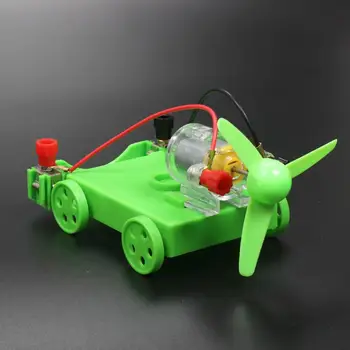 Otroci Zgodaj Izobraževalne DIY Skupščine Električni Avtomobil Vetrne Energije Fizika Preizkus Učenja Znanost Eksperiment Študent Izobraževanje Igrača