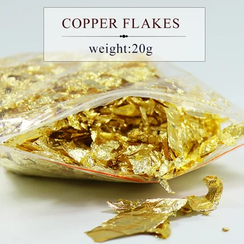 20 gramov Baker luskast , odlomek iz imitacije zlata listov, folije, pločevine za vse vrste dekoracije