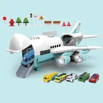 Glasba Zgodba Simulacije Skladbo Počasi, otroška Igrača Zrakoplova Shranjevanje Potniško Letalo PloiceFire Reševanje Baby Boy Igrača Avto