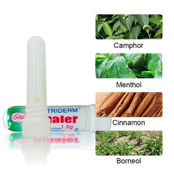5pcs Rinitis Mint Krema Prvotni Naravni Zeliščni Nosni Inhaler Osveži izcedek iz Nosu Hladno Hladen Mazilo Eterična Olja Palico A406