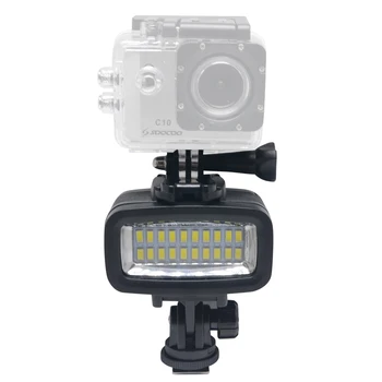 Venidice Podvodni 40m Potapljaške Svetilke Vodotesne Video LED Luč za DV Kamera Gopro SJCAM SJ4000 SJ5000,XIAOMI, 700LM SL-100 Acti