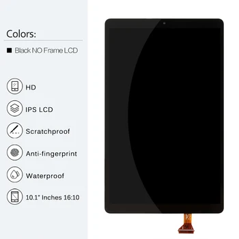 LCD Zaslon Za Samsung Galaxy Tab 10.1 2019 T510 Zaslon T515 T517 Dotik, Računalnike Senzor Matrika Skupščine Zamenjava SM-T510