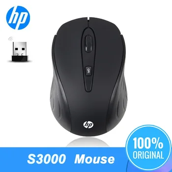 HP Wireless Mouse S3000 Optični Nastavljive Pisarniške Miši PC Gamer Računalnik Laptop Mause za HP Prenosnik ping