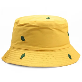 2020 Reverzibilna 4 barve kaktus Vedro Klobuk unisex chapeau modni klobuk ribolov Bob Kape s ščitnikom ženske moški panamski klobuk poletje, sonce skp