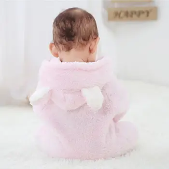 Otroške igralne obleke 2019 pozimi newborn baby girl obleke Hooded Jumpsuit za Malčke toplo živali Kombinezon Baby Boy kostum