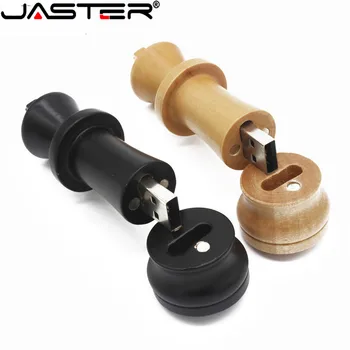 JASTER vroče prodajo Lesenih Mednarodni šahovski pravi kapaciteta palec pogon USB 2.0 4GB/8GB/16GB/32GB/64GB USB ključek