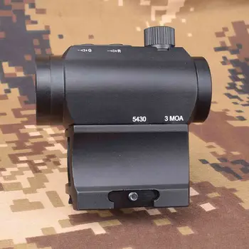Taktično Mini 1x Micro Red Dot Sight Področje z 20 mm Picatinny Železniškega Mount Znanja in Visoko Osnovni Adapter M1997 Puška SHOOIN