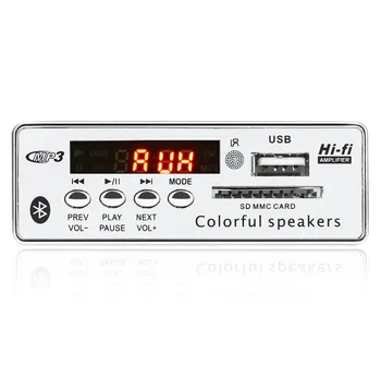 5-12V BT SD, USB, FM Aux Radio, MP3 Predvajalnik, vključen Avto, USB, Bluetooth, MP3 Odbor Modul Avdio uspela