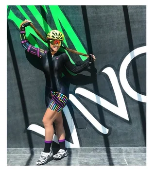 2020 Pro Team Triatlon Obleko ženski Kolesarski Dres Skinsuit Jumpsuit Maillot Kolesarjenje Ropa ciclismo nastavite pink gel blazinico
