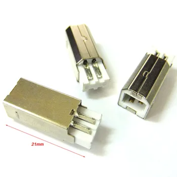 20pcs USB Tip B Moški Priključek Vrata Spajkanje Plug Zamenjava s471
