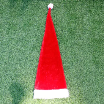 Odrasle Dolgo Božični Klobuk Overlength Plišastih Božiček Božič Long Tail Skp za Plišastih Santa Claus Skp Božično zabavo Dekoracijo