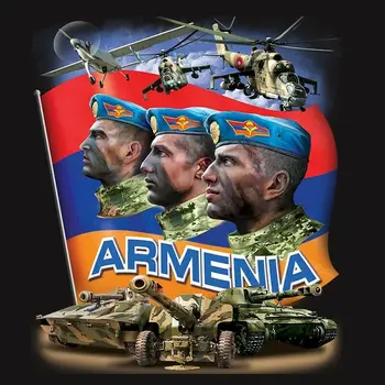 Braniti Artsakh Karabahu T-shirt vojaške ARMENIJA Հայաստան bombaža T-srajce za Moške Oblačila VOJSKE T-shirt Majica tee