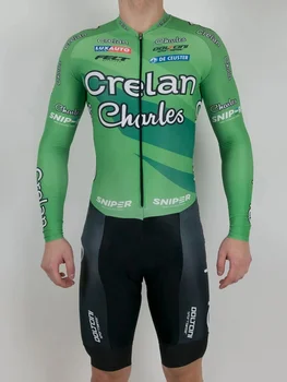 Willems Crelan moških skinsuit kolesarski dres triatlon oblačila conjunto ropa ciclismo hombre GORSKO kolesarskih oblačil pro team jumpsuit